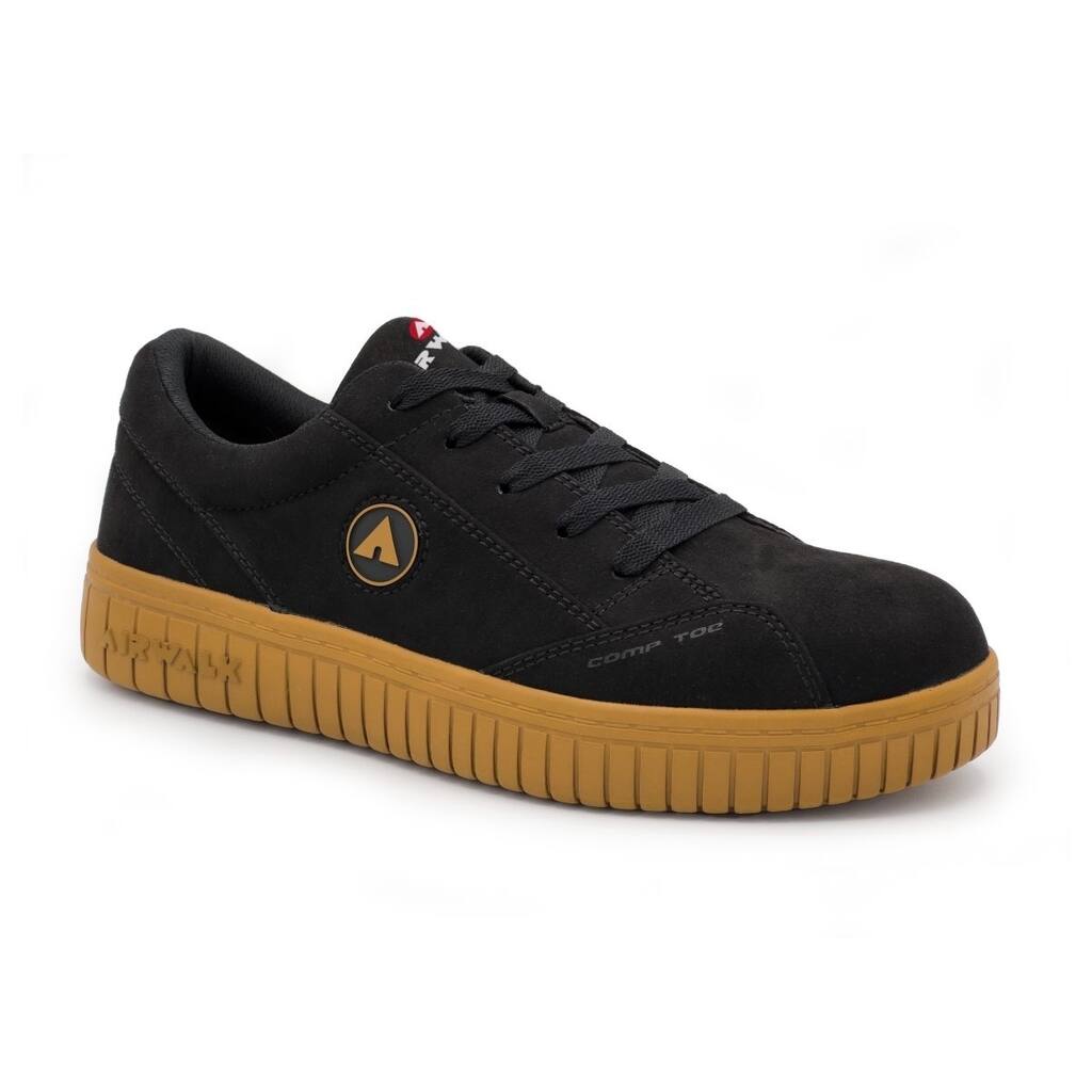 Airwalk Work Shoes Mens Camino CT Electrical Hazard Black Gum 6102