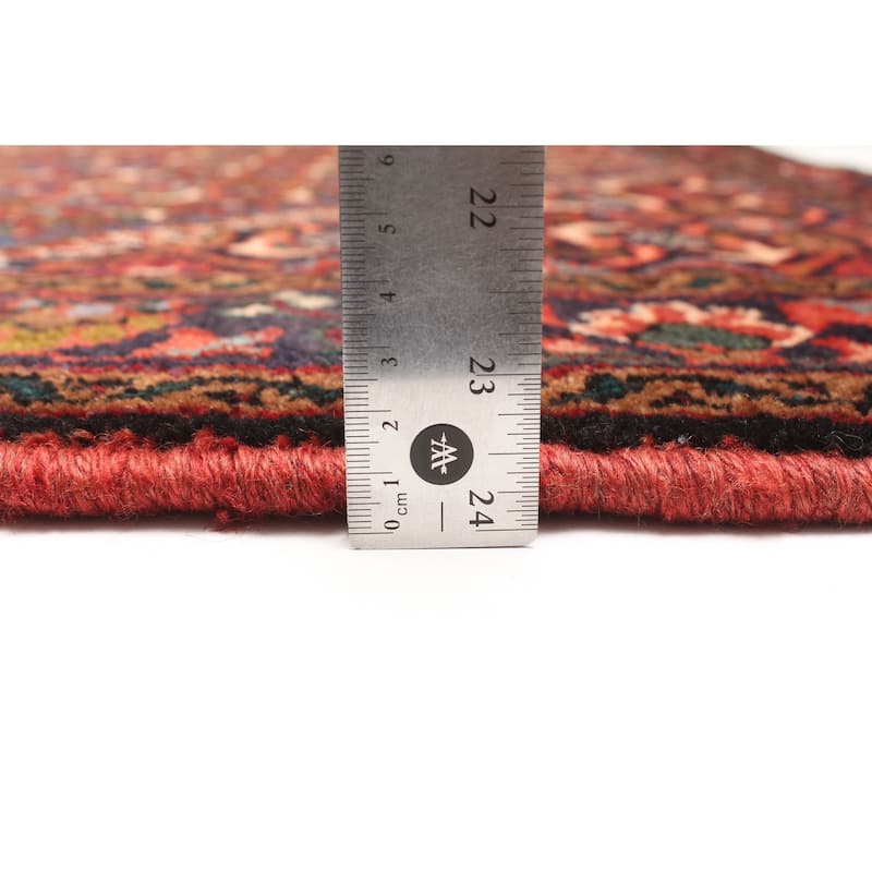 ECARPETGALLERY Hand-knotted Anadol Dark Red Wool Rug - 4'7 x 6'8