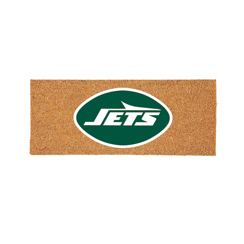 New York Jets Full Color Indoor/Outdoor Coir Mat