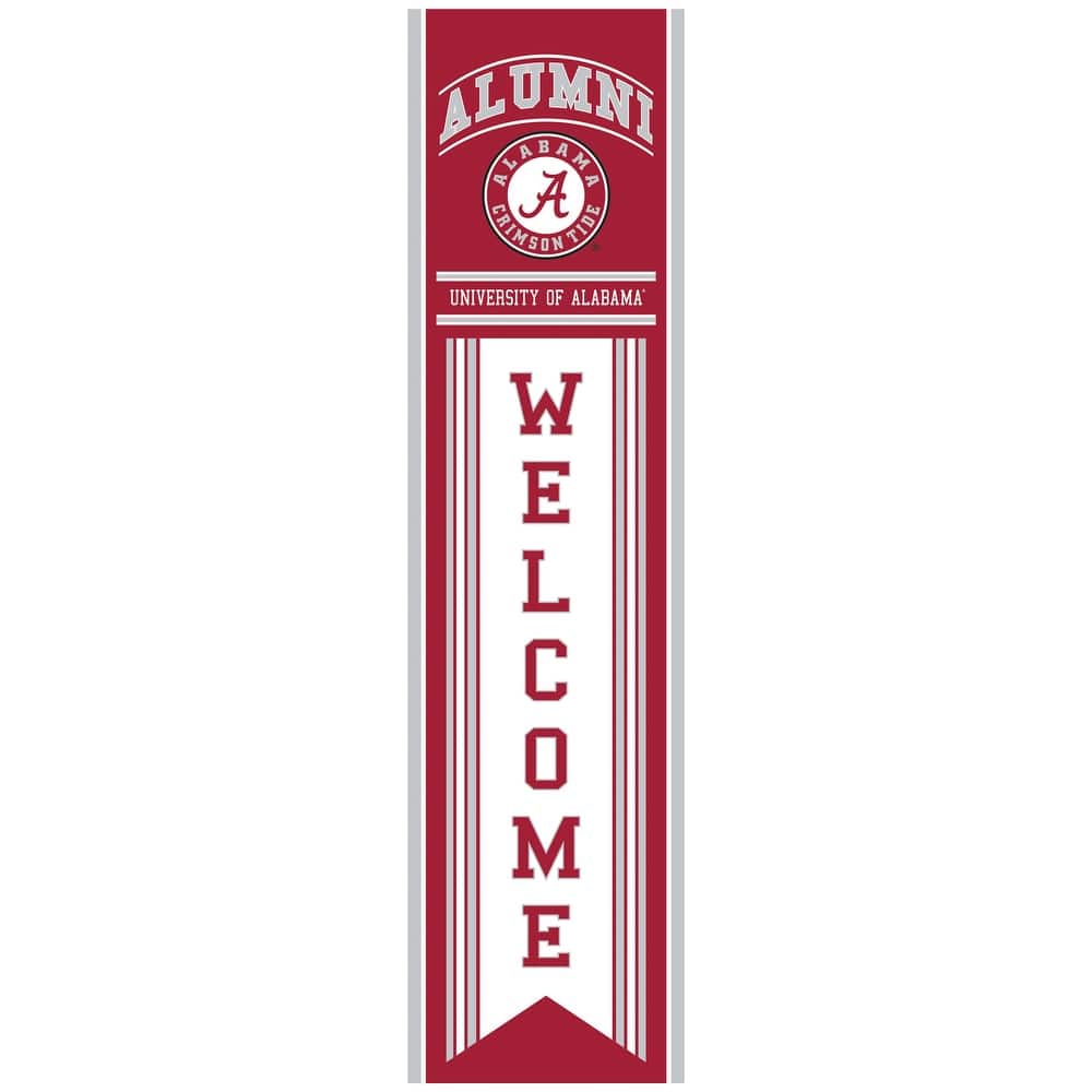 47" Porch Leaner Welcome Wall Sign, University of Alabama