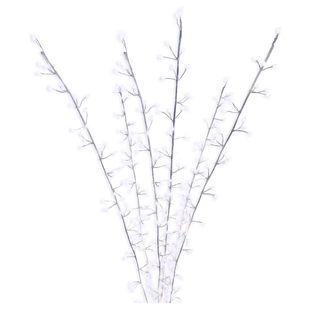 Celebrations LED Pure White Lighted Branches 38 in. Yard Decor