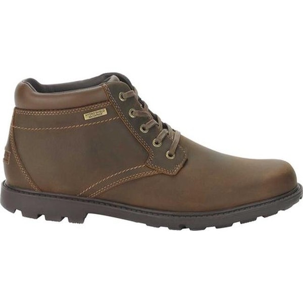 rockport rugged waterproof leather ankle boots