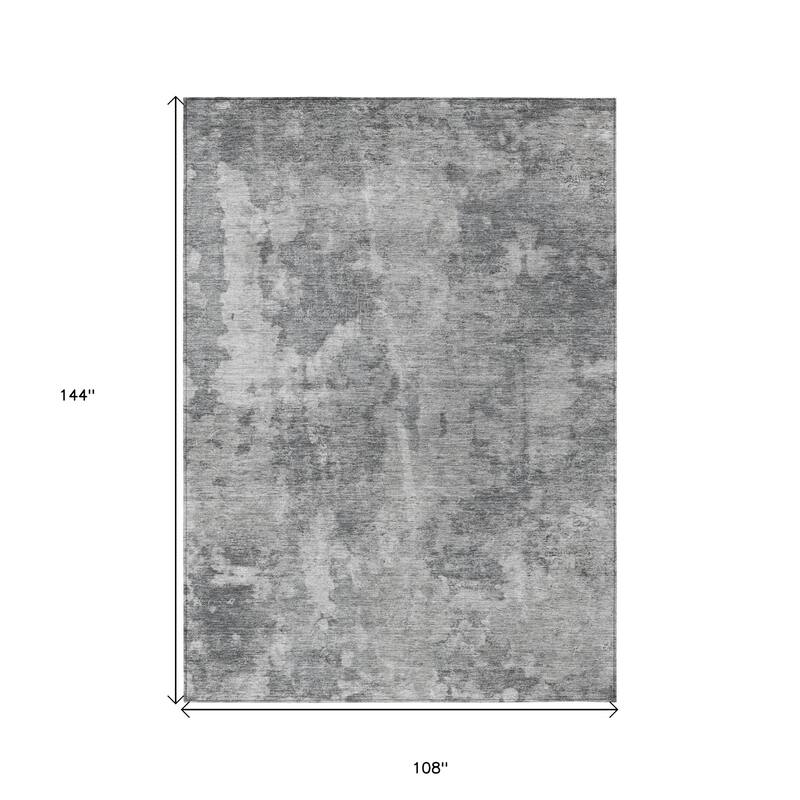 Alrim Modern Art-Inspired Weather Resistant Timeless Fusion Outdoor Rug
