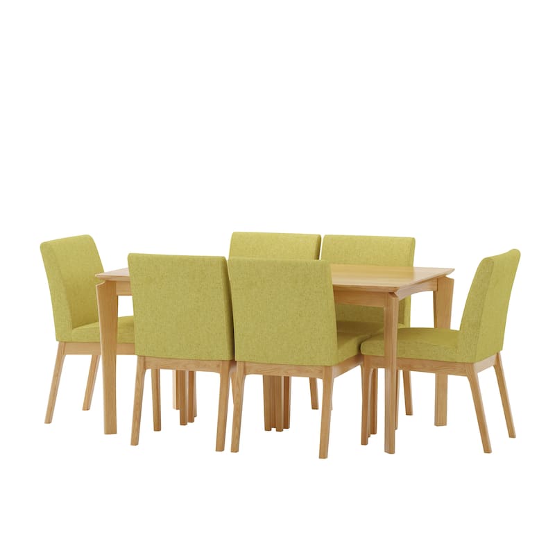 Atherton Wood 7 Piece Dining Set by Christopher Knight Home