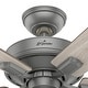 preview thumbnail 11 of 19, Hunter 52" Crestfield Ceiling Fan with 3-Light LED Light and Pull Chain - Farmhouse, Casual, Rustic