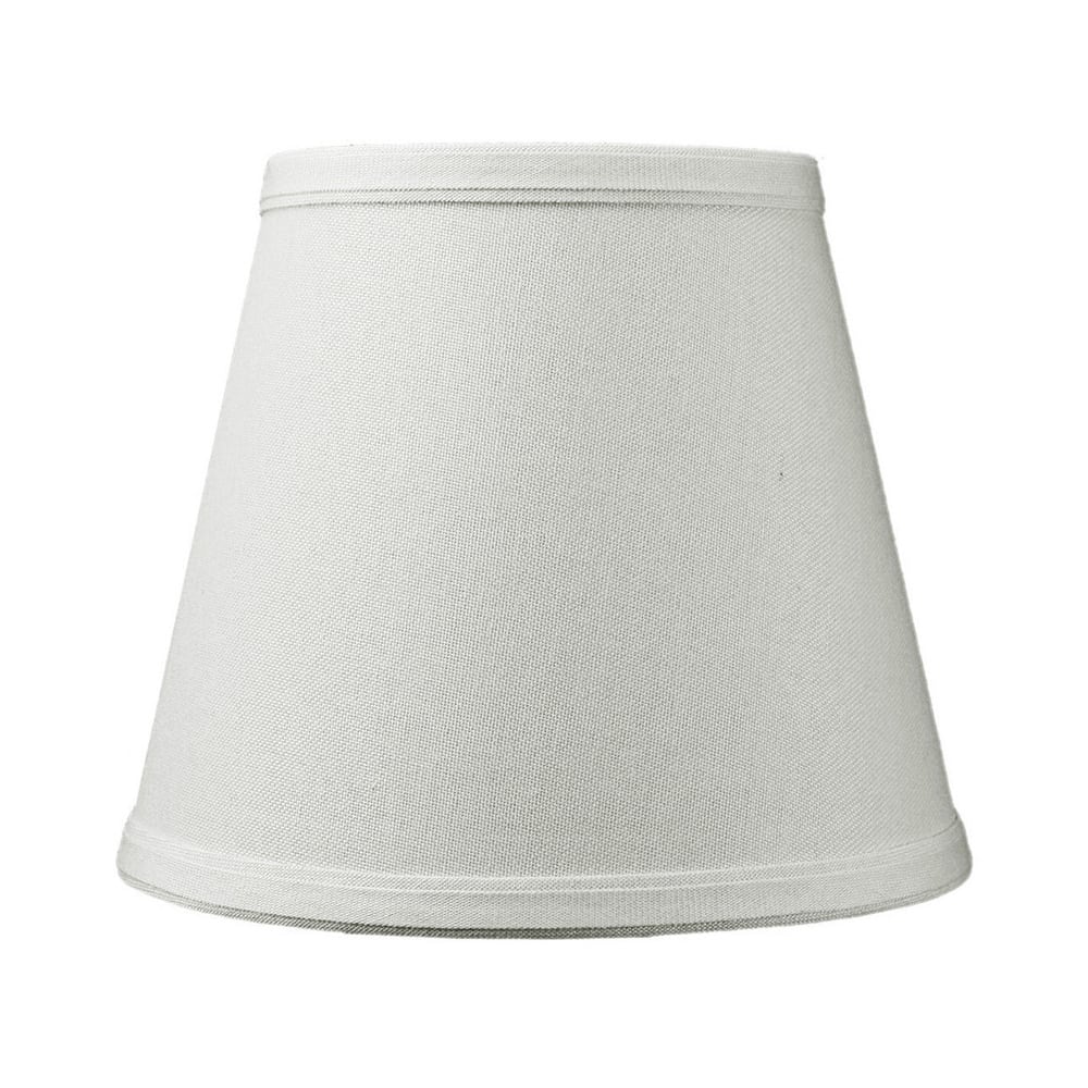 5x8x7 Empire Linen Edison Clip On Lamp Shade Light Oatmeal