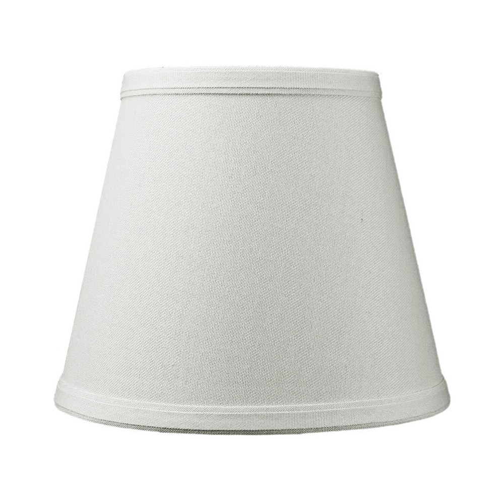 5x8x7 Empire Linen Edison Clip On Lamp Shade Light Oatmeal