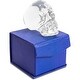 preview thumbnail 4 of 6, Juvale Crystal Skull, Glass Home Decor (2 x 3.4 x 3.4 in)
