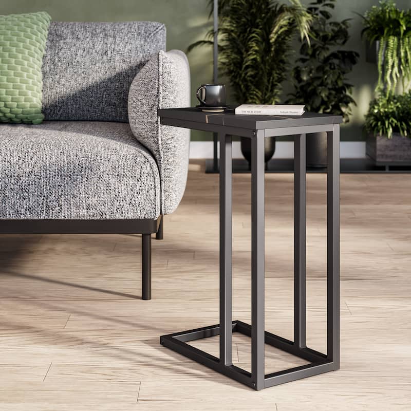 Harmony Narrow Side Table - Black
