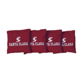 Santa Clara Broncos Red Cornhole Bags