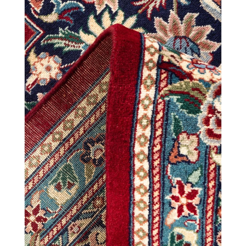 Overton Handknotted Wool Traditional Oriental Red Area Rug - 9' x 12'