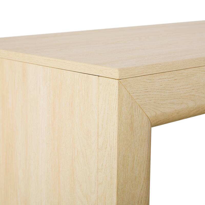 Walker Edison Modern Waterfall Writing Desk