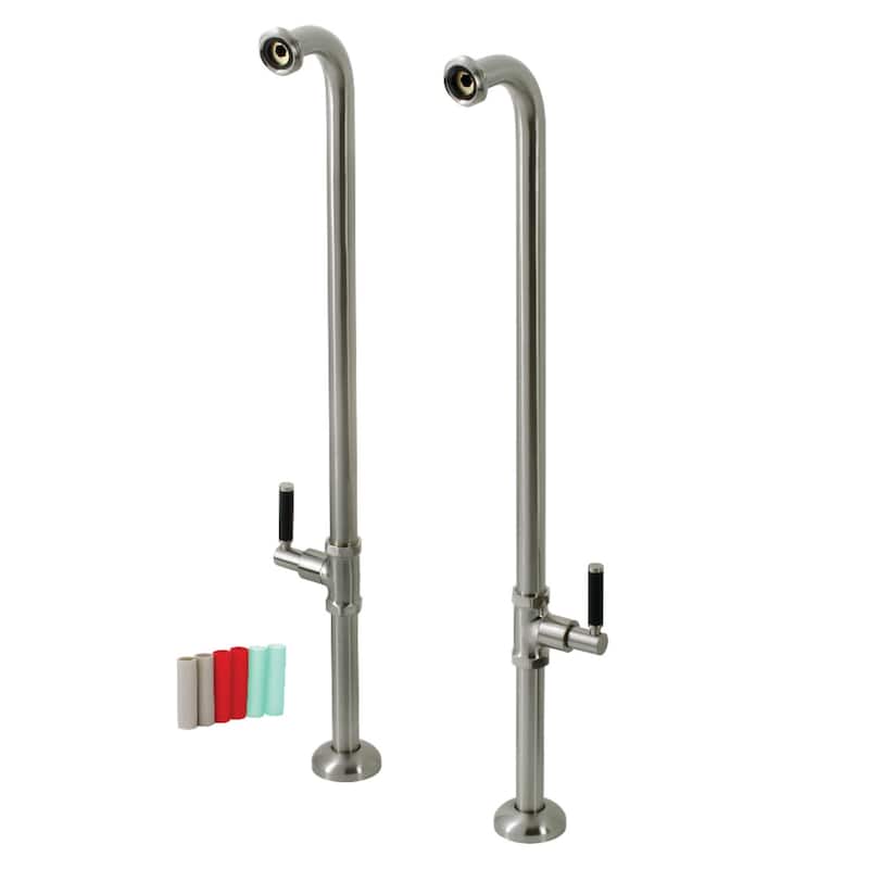 Kingston Brass Concord 27-3/4" Freestanding Tub Supply Line - Brushed Nickel