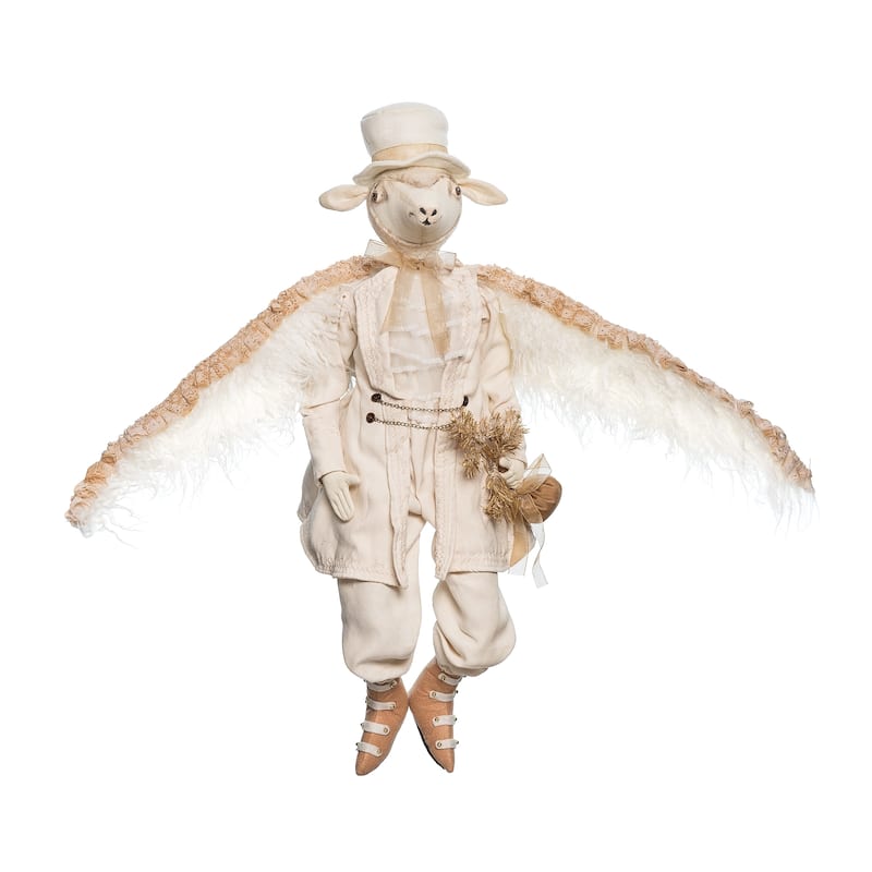 Castiel Christmas and Holiday Figure Gathered Traditions Joe Spencer Figurine - Multicolored