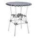 preview thumbnail 33 of 46, SAFAVIEH Outdoor Patio Furniture California Bistro Table (Fully Assembled) (Table Only)