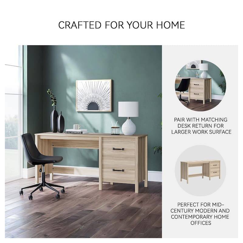 Signature Design by Ashley Battelle Tan 60" Home Office Desk