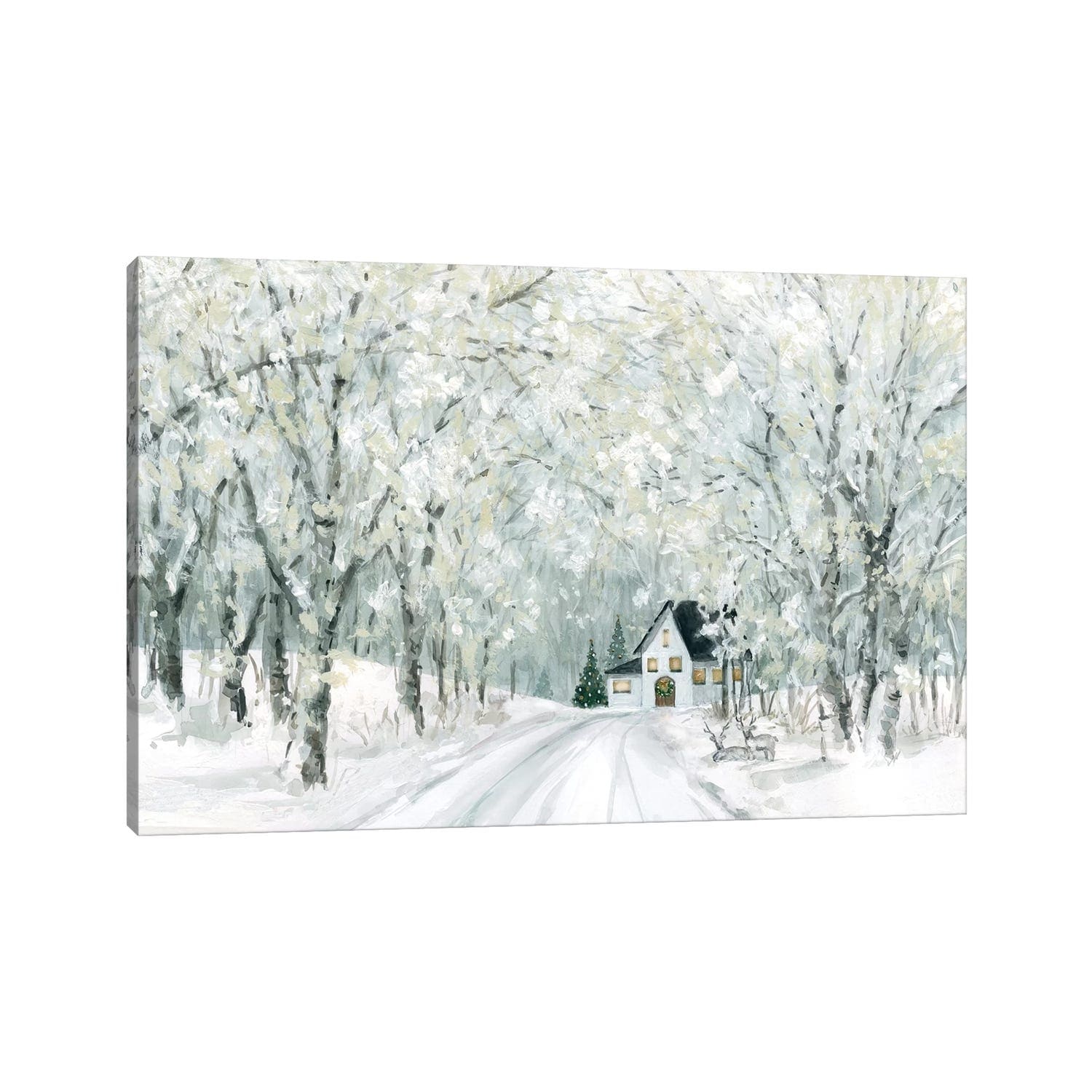 iCanvas "Christmas Lane" by Carol Robinson Canvas Print