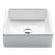 preview thumbnail 2 of 17, Kraus Elavo 15 inch Square Porcelain Ceramic Vessel Bathroom Sink White
