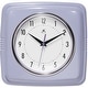 preview thumbnail 122 of 146, Infinity Instruments Retro 9.25-inch Square Wall Clock - 9.25 x 1.875 x 9.5 Lilac