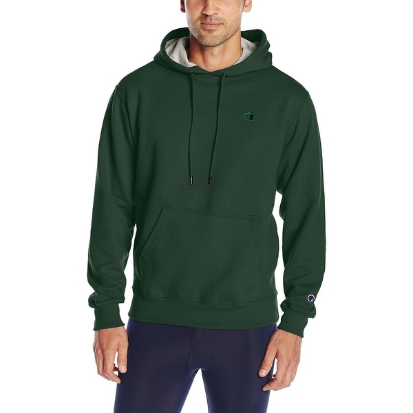 champion green hoodie mens
