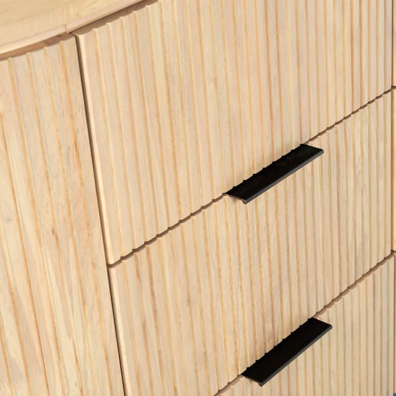 SAFAVIEH Couture Rikki Fluted 6-Drawer Wood Dresser