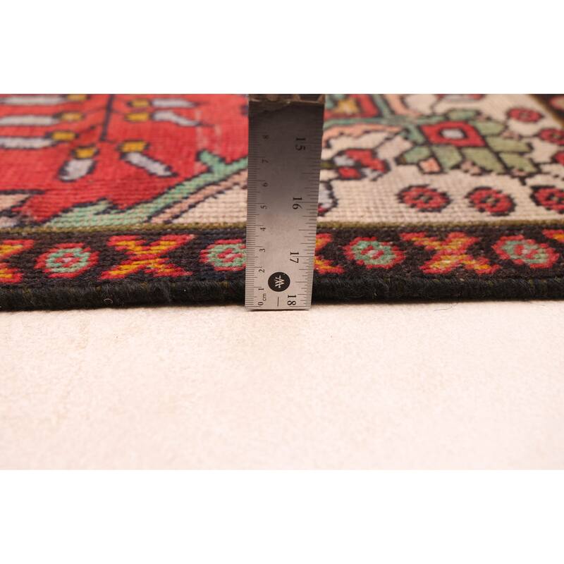 ECARPETGALLERY Hand-knotted Andelz Red Wool Rug - 3'1 x 4'9