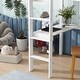 preview thumbnail 36 of 52, Twin Size High Loft Bed with Desk Underneath, Rubberwood Frame, Safety Guardrail and Ladder for Teens, Kids, Dorm or Bedroom