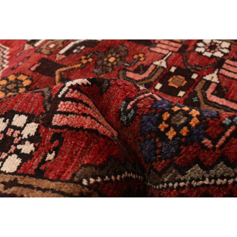ECARPETGALLERY Hand-knotted Andelz Red Wool Rug - 3'6 x 9'10