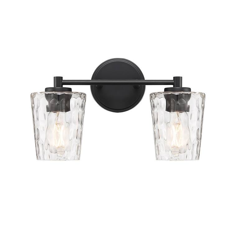 Savoy House 8-5606-2 Ballas 2 Light 16" Wide Vanity Light - Matte Black