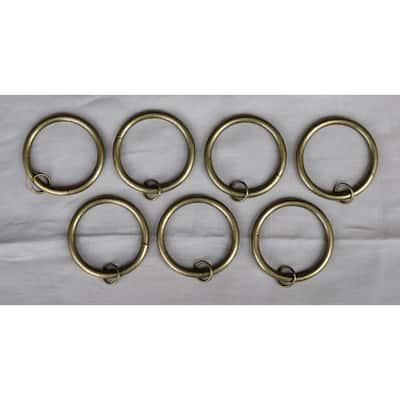Set of 16 Metal Curtain Eyelet Rings 3 Inch Inner Diameter