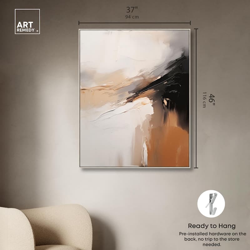 Baked Clay II Canvas by Art Remedy