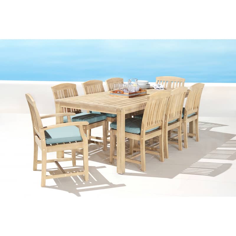 Kooper 9 Piece Sunbrella Outdoor Patio Dining Set