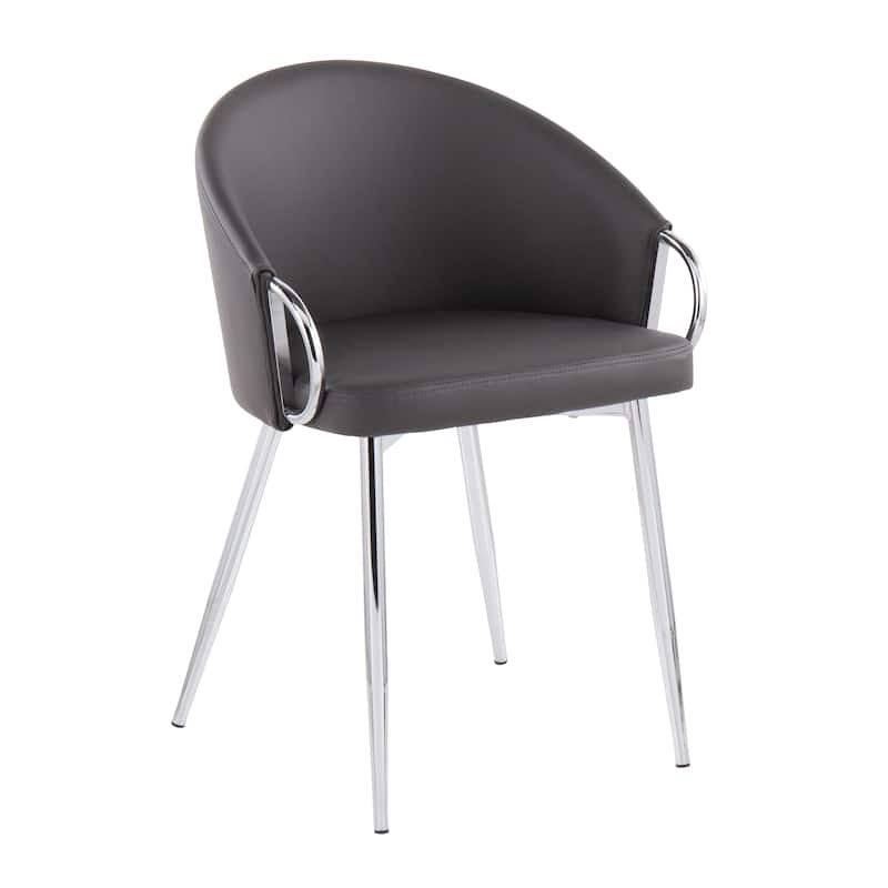 Silver Orchid Battista Upholstered Chair - Set of 2