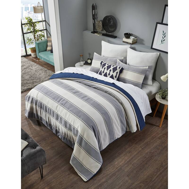 Better Trends Janson Collection Poly/Cotton Comforter Set with Sham - Absorbent, Moisture-Wicking, Machine Washable, Tumble Dry