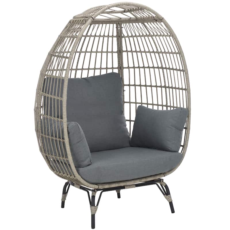 SAFAVIEH Outdoor Living Emmett Egg Chair - 40"W x 35"D x 60"H