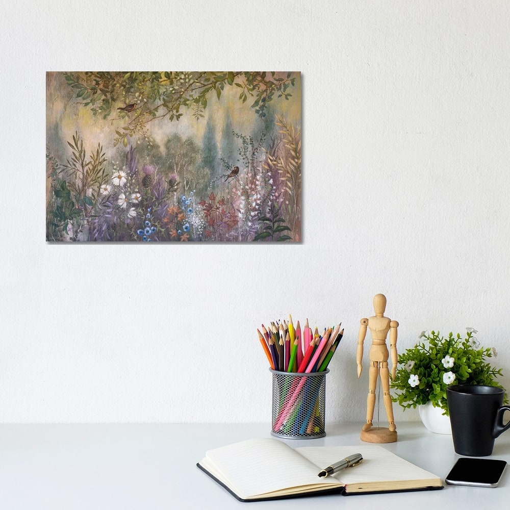 iCanvas "Wild Garden Tangle" by Lisa Marie Kindley Canvas Print