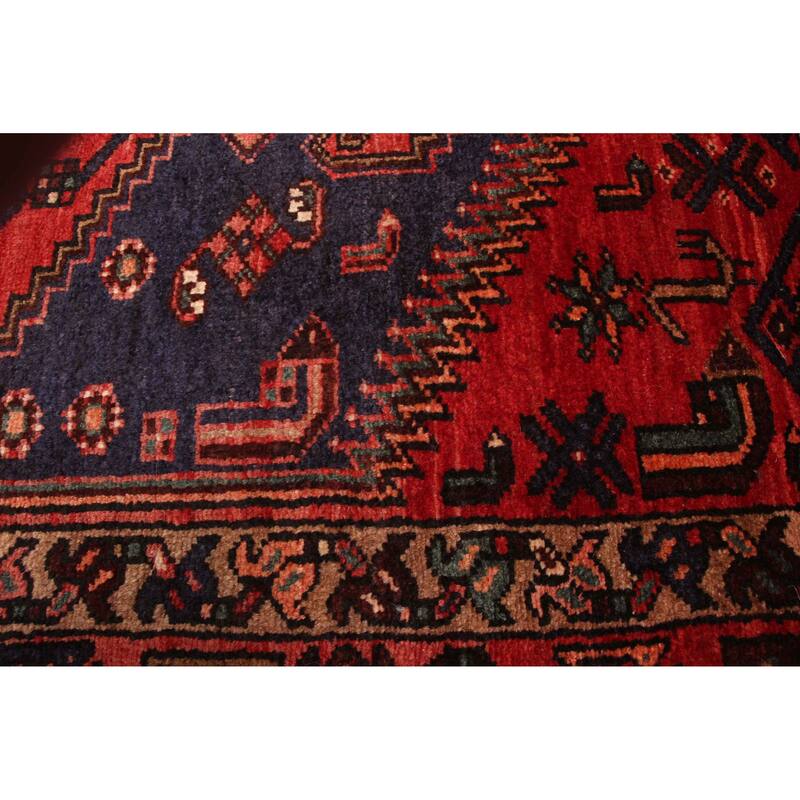 ECARPETGALLERY Hand-knotted Andelz Red Wool Rug - 3'7 x 7'0