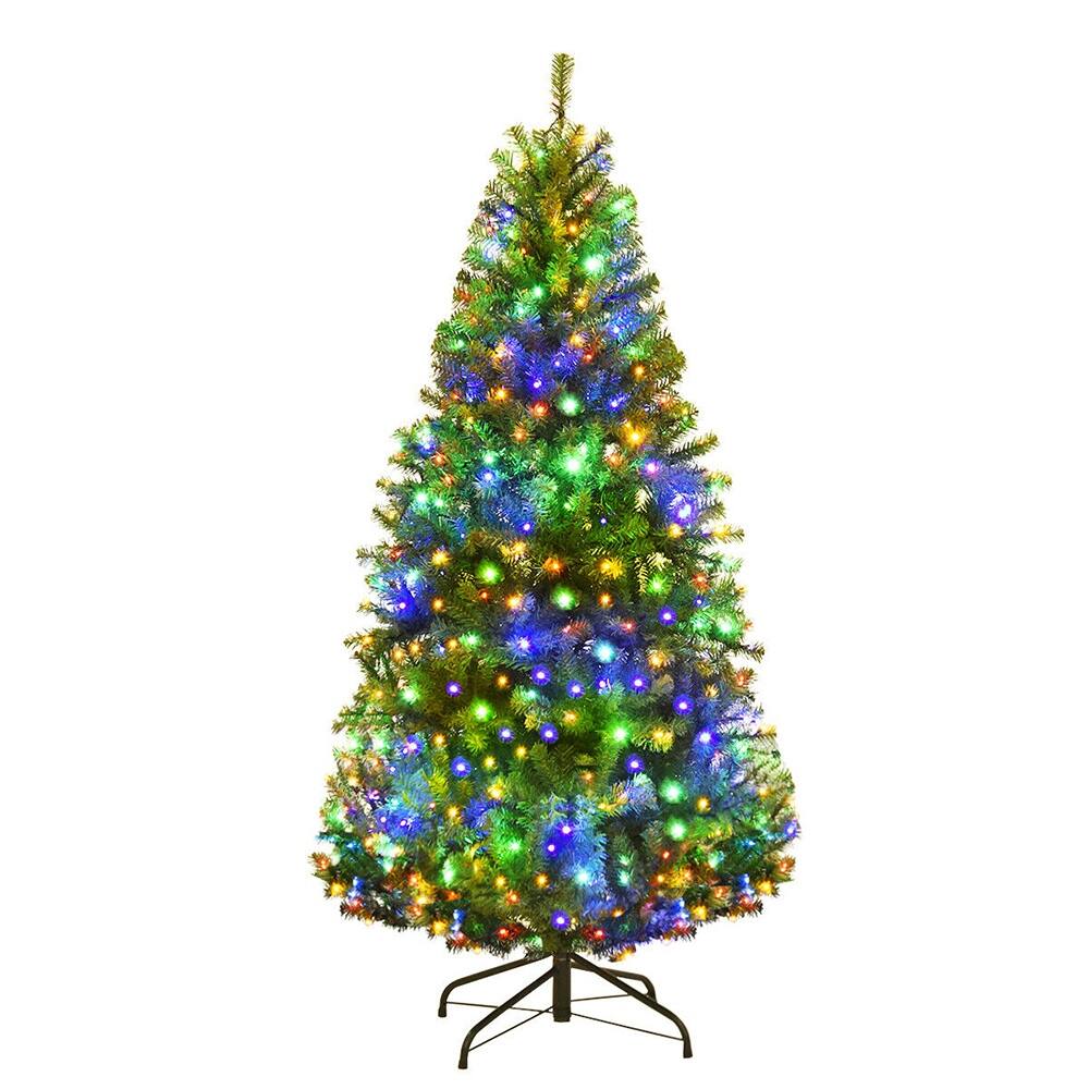 4ft PreLit Artificial Christmas Tree Premium Hinged W/ 100 Led 28