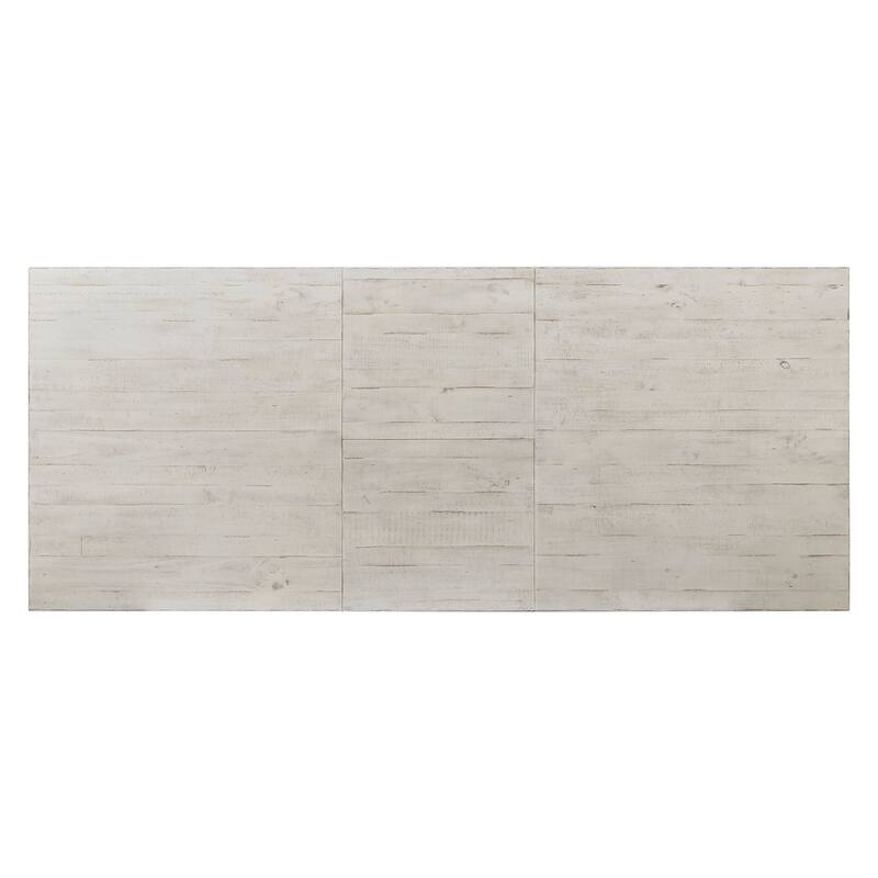 Magnussen Home Bronwyn Alabaster And Toasted Nutmeg Extendable Rectangular Counter Height Dining Table - 36''W x 66''D x 36''H