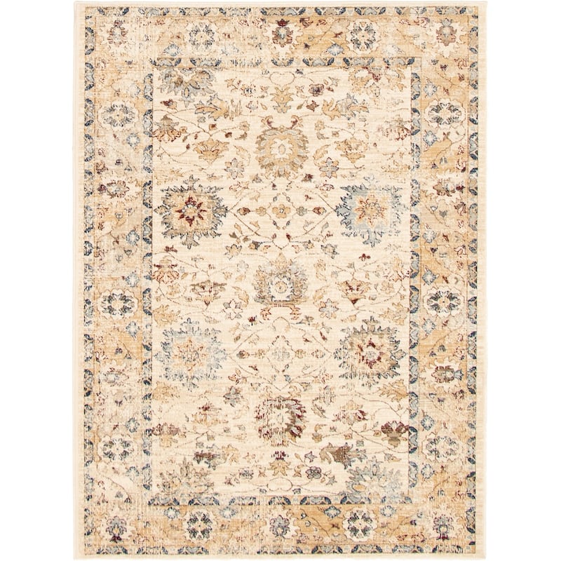 ECARPETGALLERY Chelsea Traditional Rug - 7'9 x 10'2 - Ivory