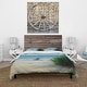 preview thumbnail 3 of 3, Designart 'Couple In Love By The Beach' Nautical & Coastal Duvet Cover Set