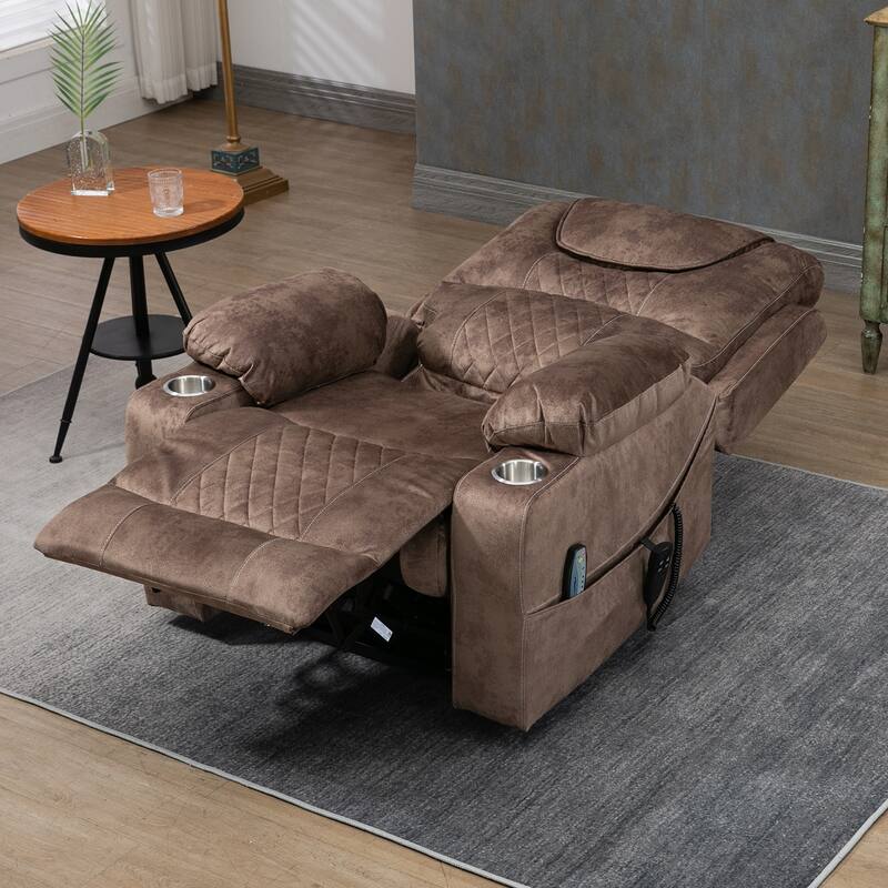 Upgraded Flagship Dual Motor Independent Control Oversized 180° Lay Flat Power Lift Recliner Chair