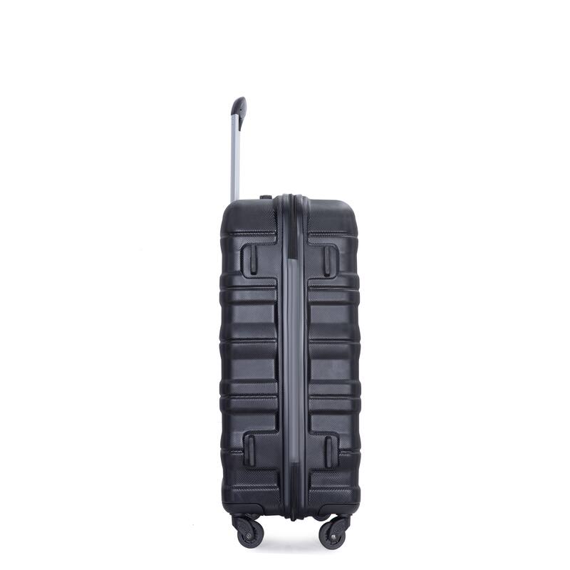 3 Piece PC Expandable Luggage Sets, Modern Lightweight Durable Suitcase with TSA Lock, Two Hooks and Spinner Wheels