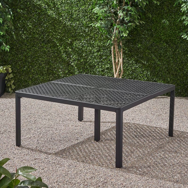 Outdoor Modern Aluminum Dining Table