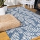 preview thumbnail 138 of 211, JONATHAN Y Galon Palm Frond Indoor/Outdoor Area Rug