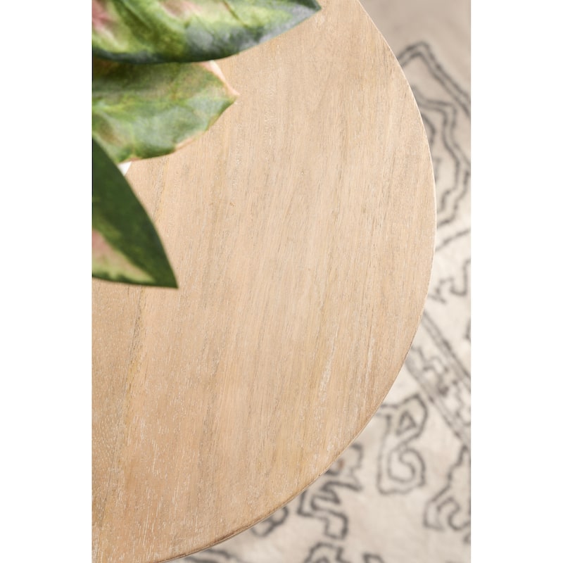 Kate and Laurel Wegner Wooden Drink Table