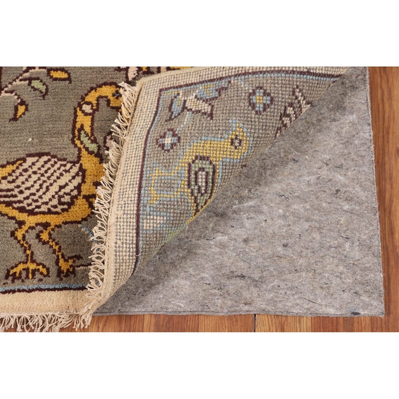 Animals Design Ziegler Indian Foyer Rug Handmade Wool Carpet - 2'11"x 5'1"