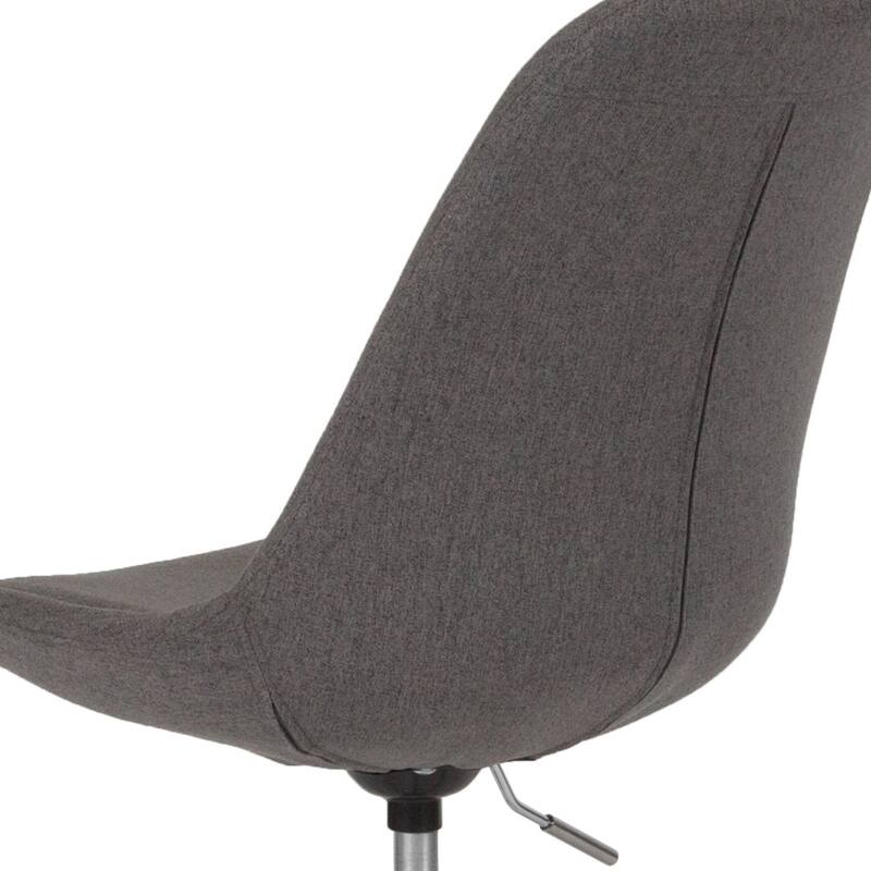 Mid-Back Fabric Task Office Chair with Pneumatic Lift
