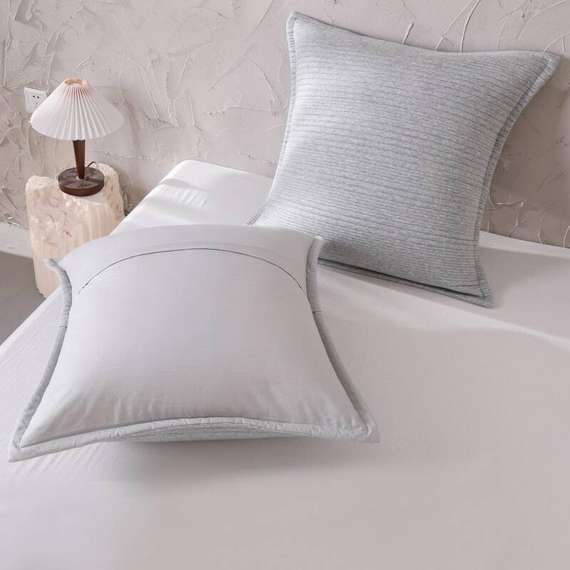 Cotton Cloud Jersey European Pillow Sham, 2 Pieces