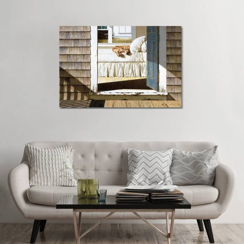 iCanvas "Beach House Dog" by Zhen-Huan Lu Canvas Print - 32x48x1.5